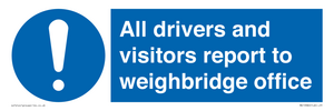 All drivers and visitors report to weighbridge office